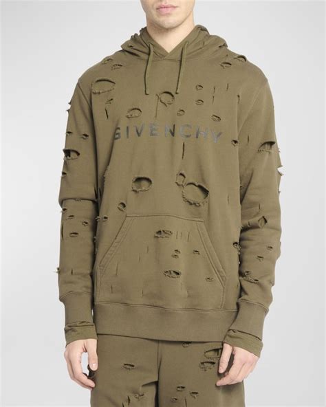 givenchy dog hoodie|givenchy men's destroyed hoodie.